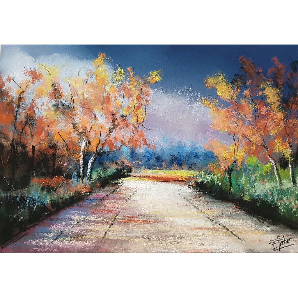 &quot;Balade&quot; (pastel sec)