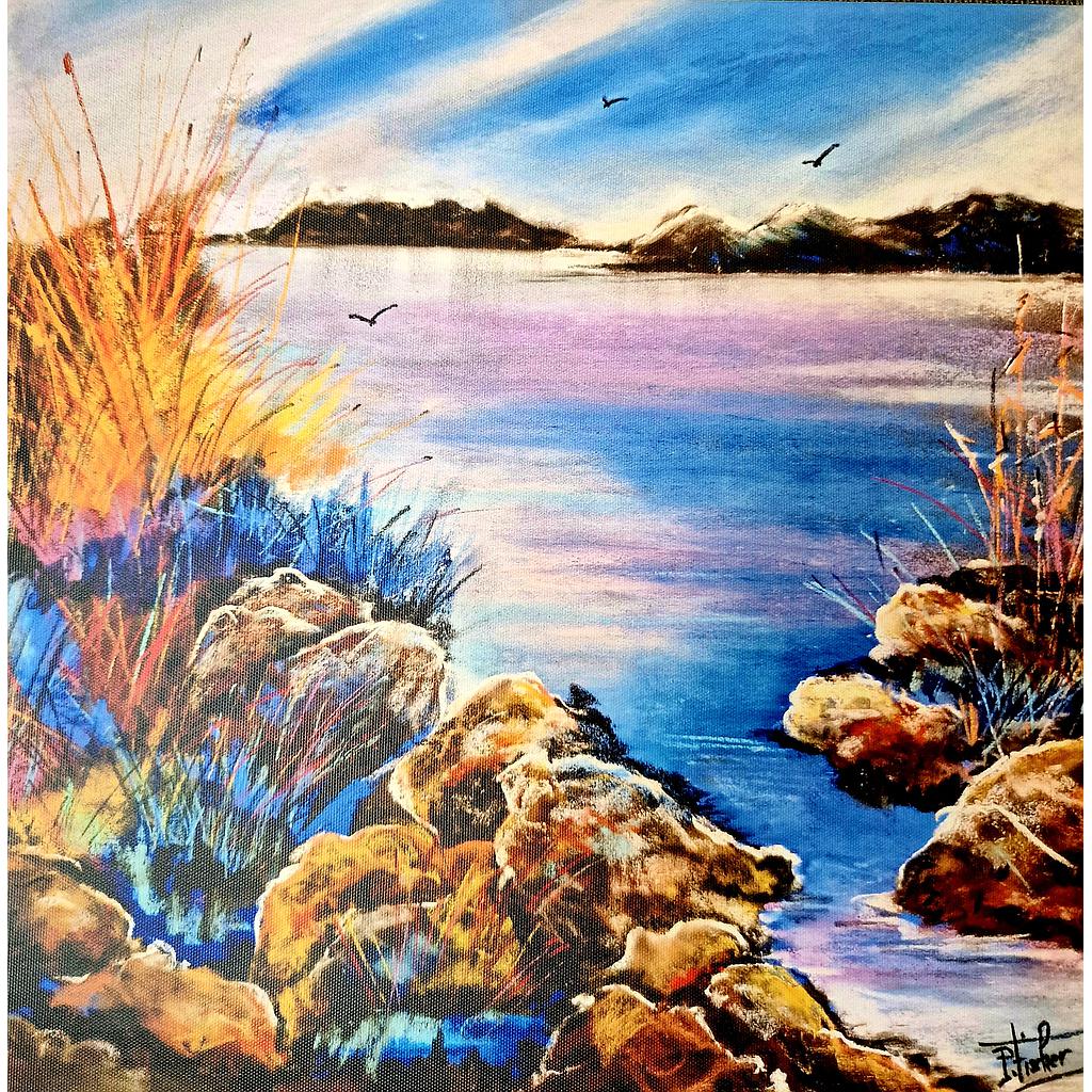 Tirage d'art numéroté format 40x40 cm
