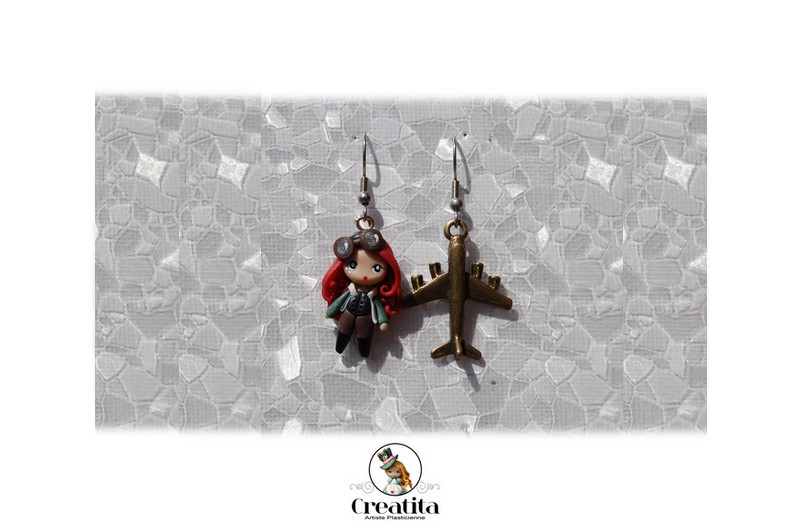 BOUCLES FIGURINE CREATITA