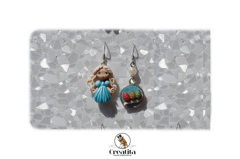 BOUCLES FIGURINE CREATITA