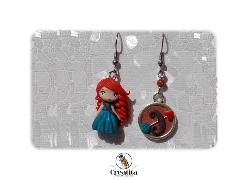 BOUCLES FIGURINE CREATITA