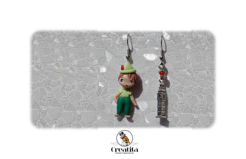 BOUCLES FIGURINE CREATITA