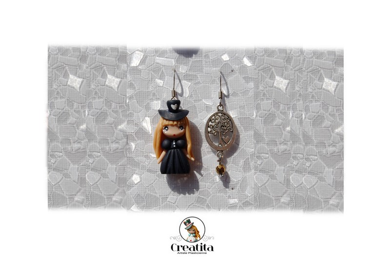 BOUCLES FIGURINE CREATITA