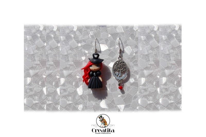 BOUCLES FIGURINE CREATITA