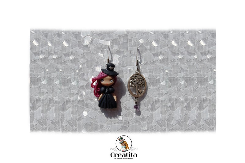 BOUCLES FIGURINE CREATITA