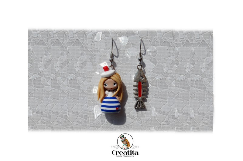 BOUCLES FIGURINE CREATITA