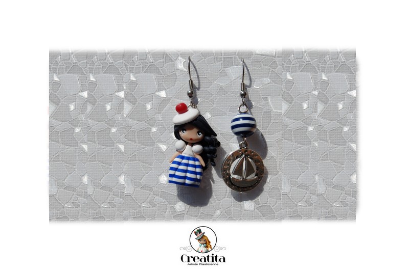 BOUCLES FIGURINE CREATITA