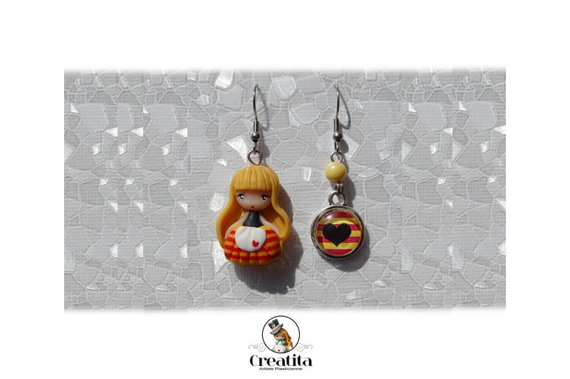 BOUCLES FIGURINE CREATITA