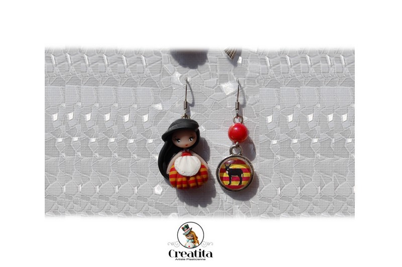 BOUCLES FIGURINE CREATITA