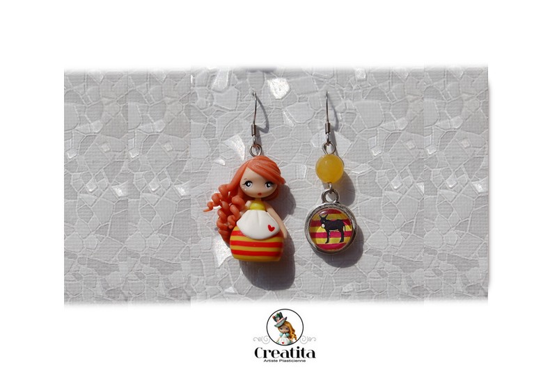 BOUCLES FIGURINE CREATITA