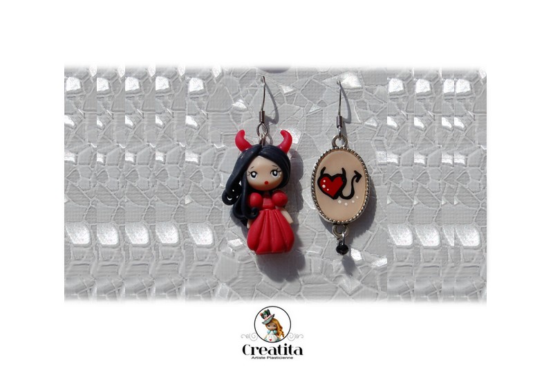 BOUCLES FIGURINE CREATITA