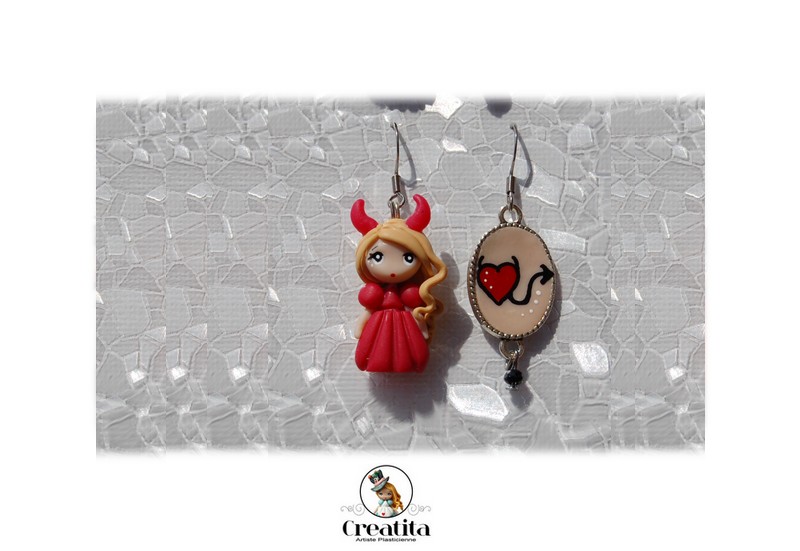 BOUCLES FIGURINE CREATITA