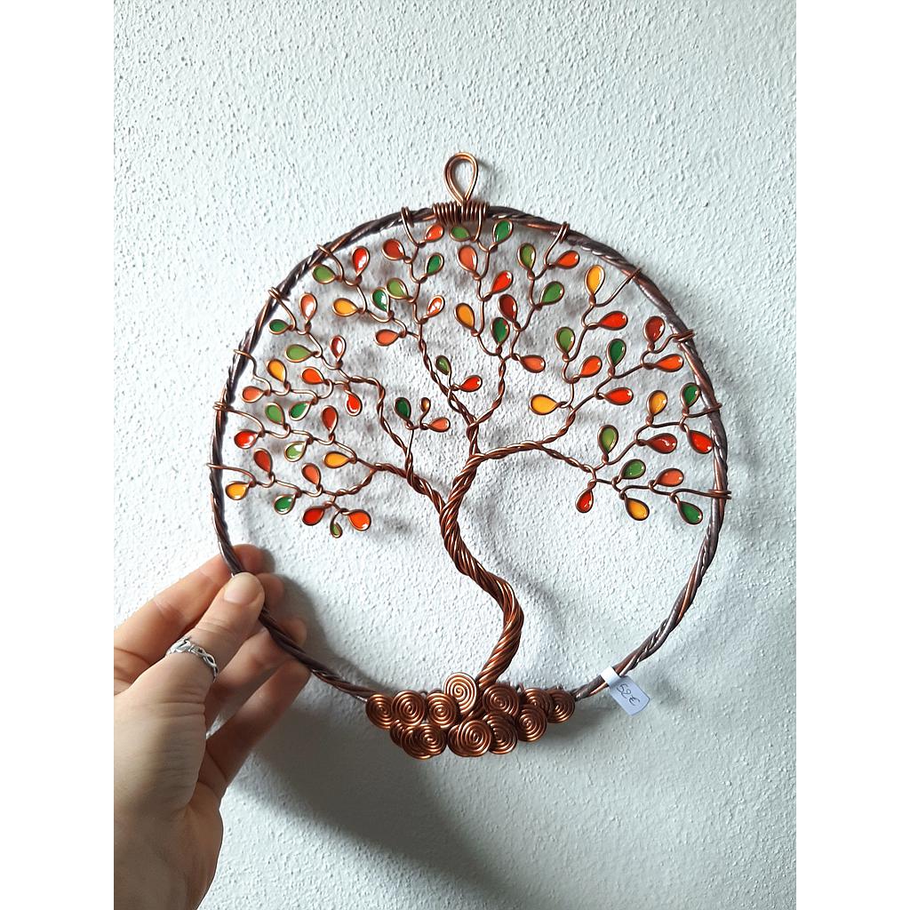 Arbre de Vie Ø20cm - &quot;Au début de l'Automne&quot;