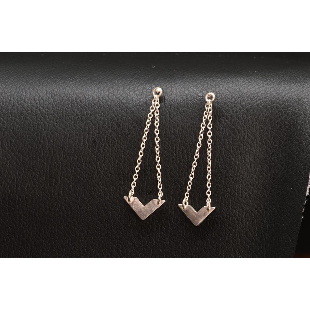 Boucles d'oreilles ARROW - chainettes