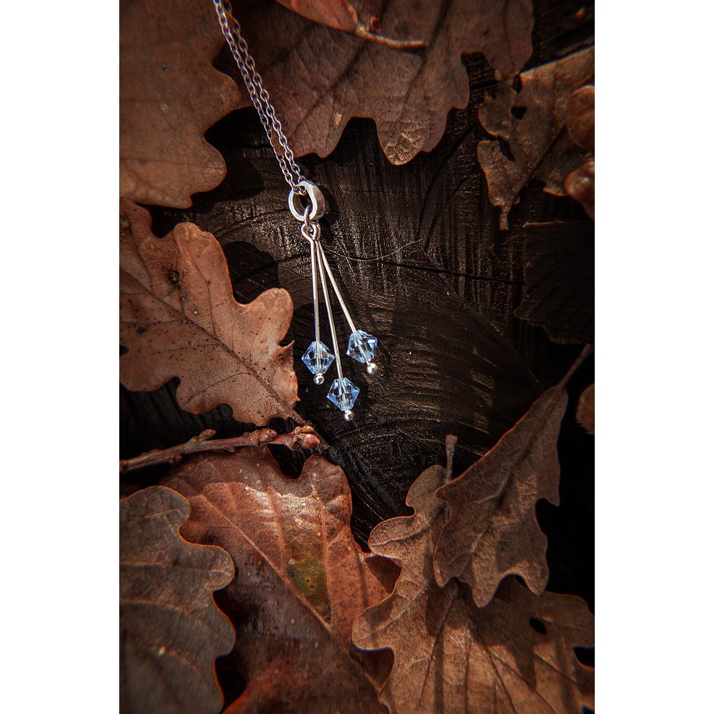 Collier CRISTAL de Swarovski bleu