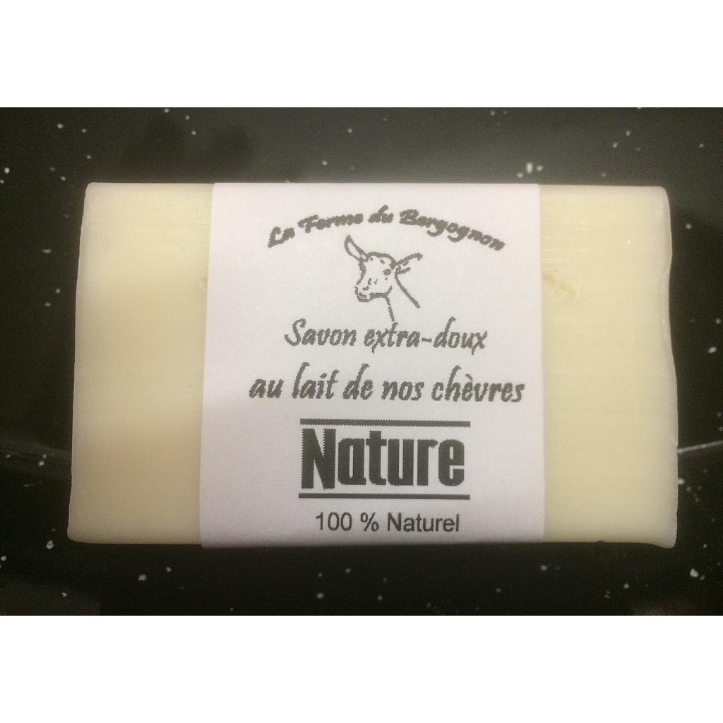 Savon Nature, au lait de nos chèvres, 100% Naturel