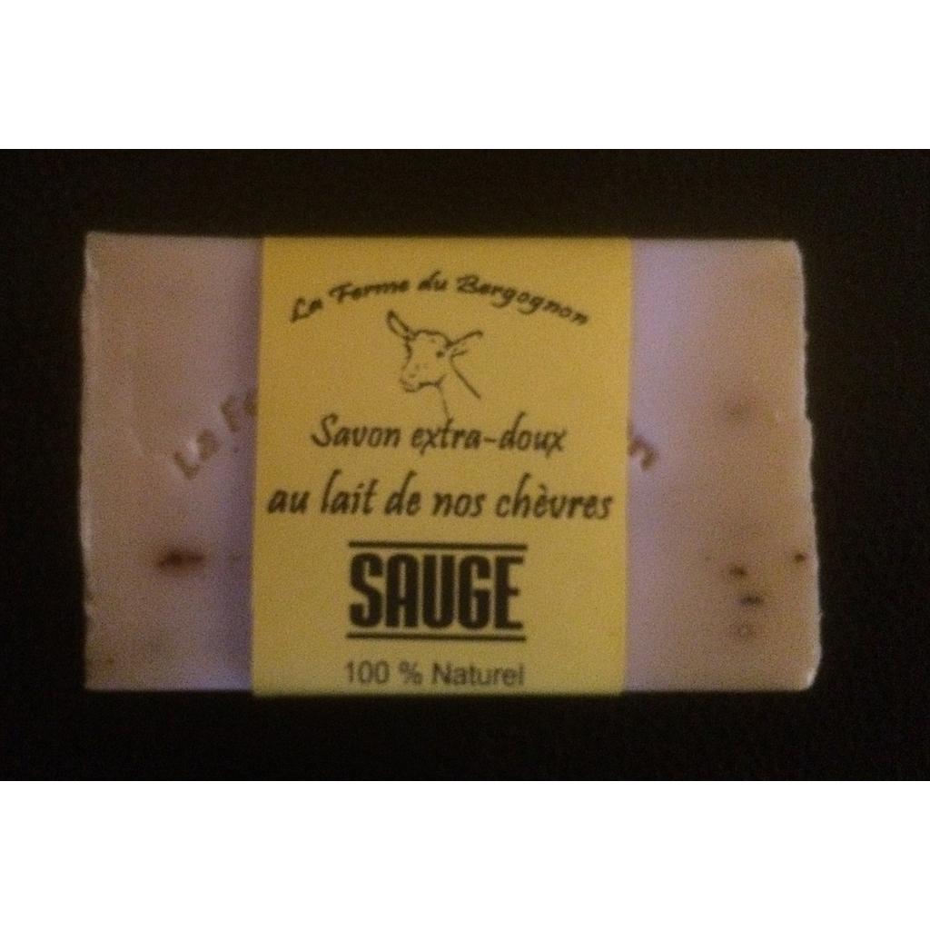 Savon Sauge, au lait de nos chèvres, 100% Naturel