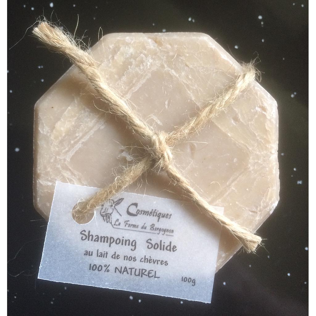 Shampoing Solide 100g, au lait de nos chèvres, 100% Naturel