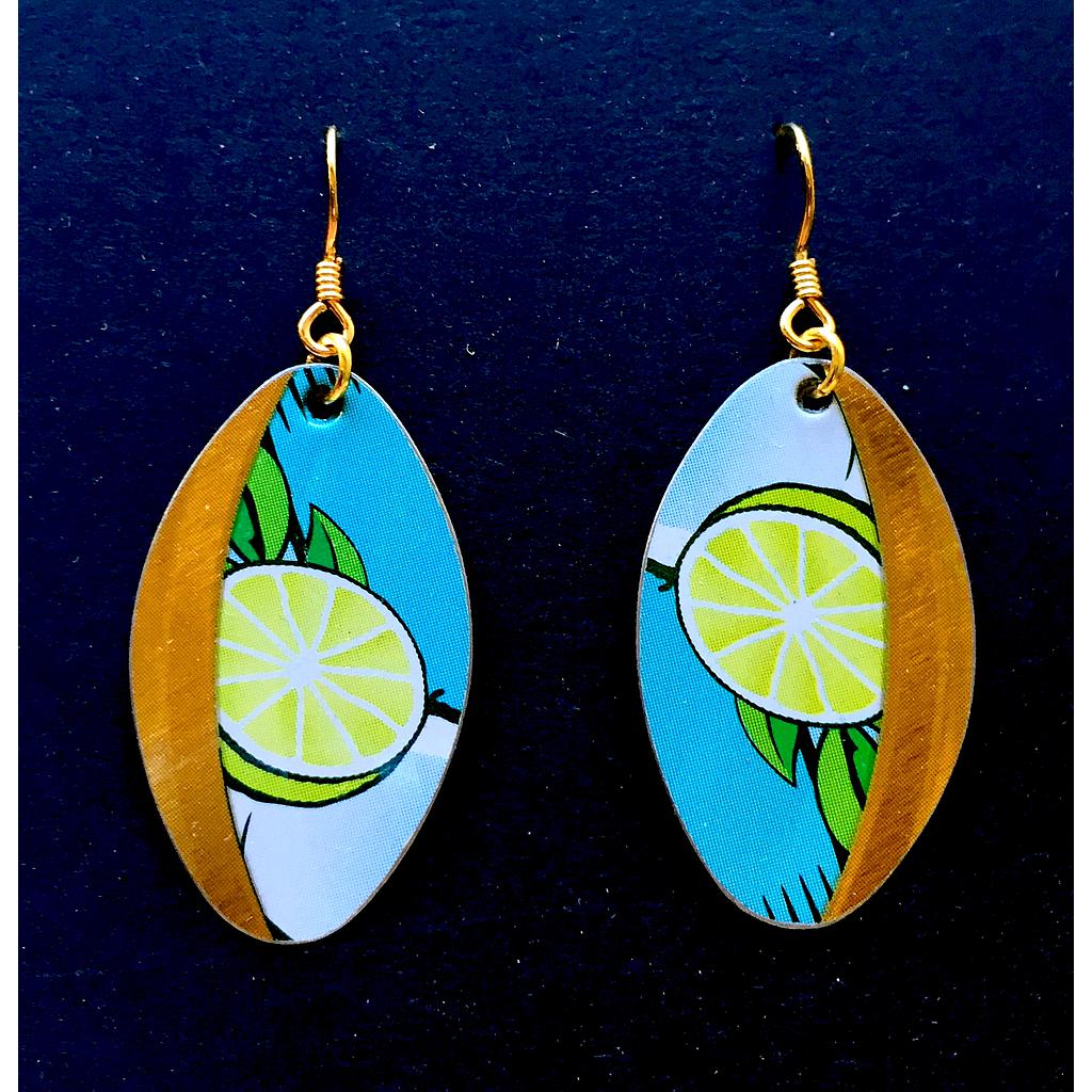 Boucles d'oreilles écologiques Petites créoles argentées