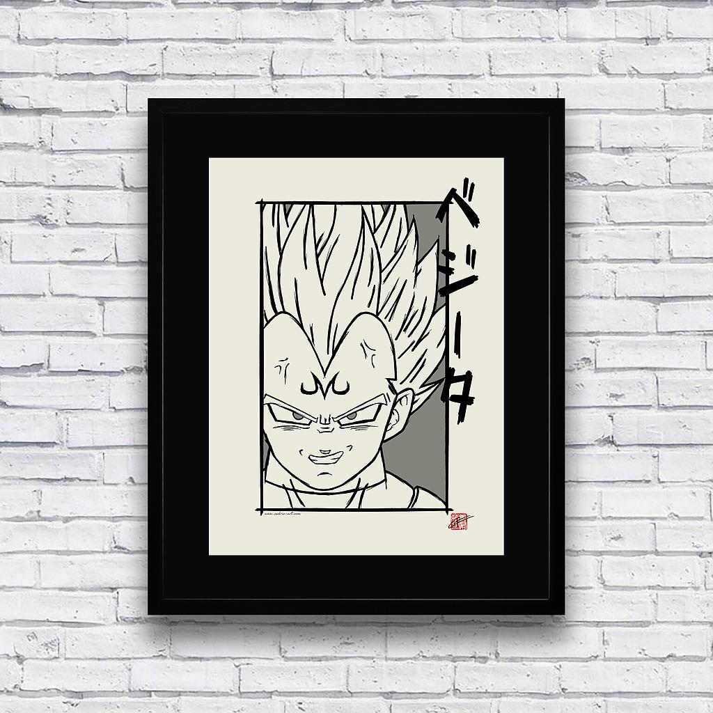 Illustration &quot;Vegeta&quot; 30x40 cm