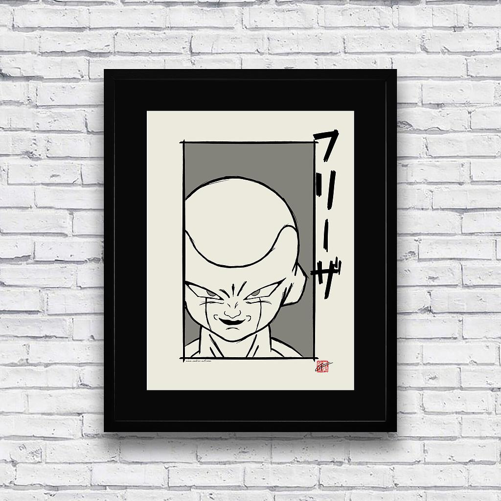 Illustration &quot;Freeza&quot; 30x40 cm