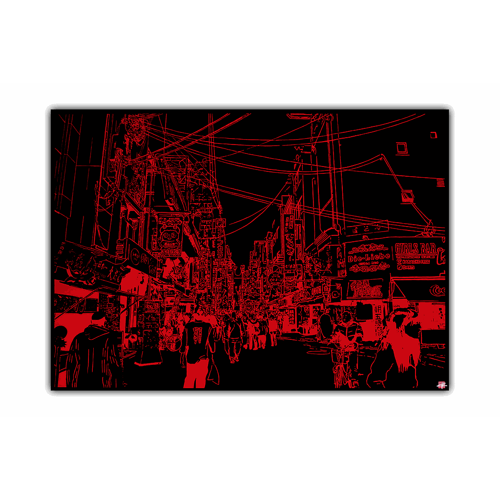 Tableau &quot;Osaka 3&quot; 65x92 cm