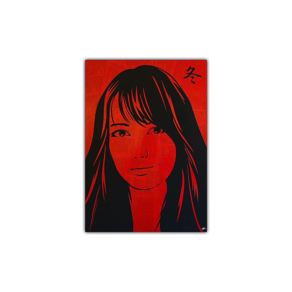 Tableau &quot;Fuyuko&quot; 65x92 cm