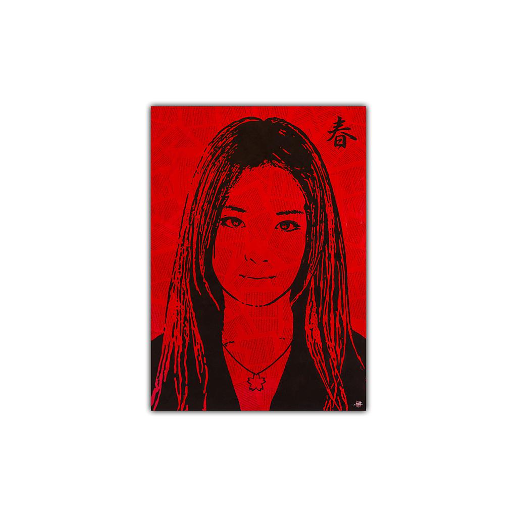 Tableau &quot;Haruko&quot; 65x92 cm