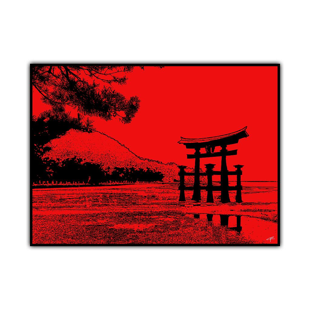 Tableau &quot;Miyajima&quot; 73x100 cm