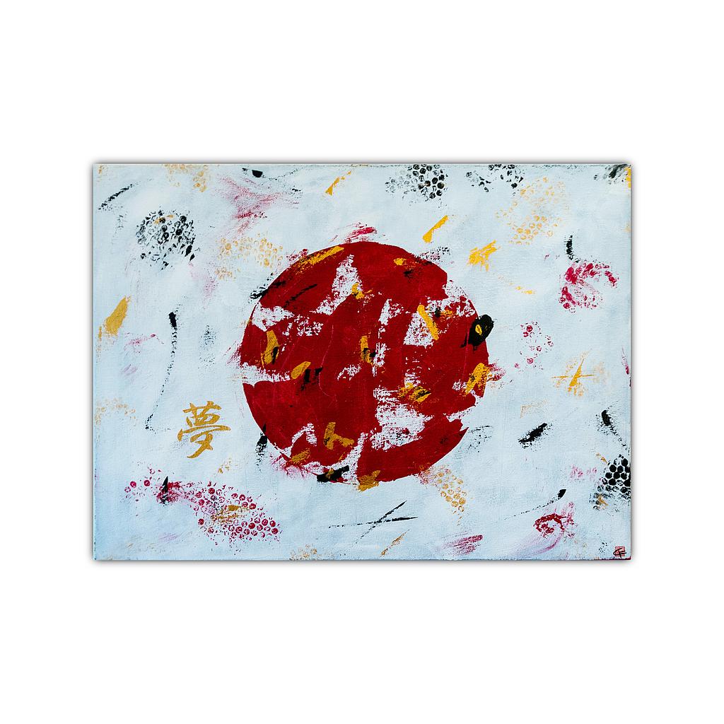 Tableau &quot;Gohan SSJ&quot; 30x30 cm