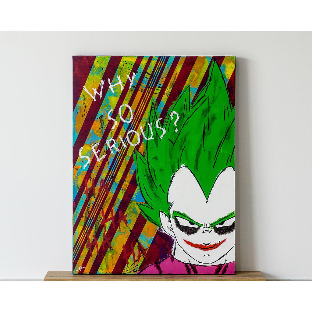 Tableau &quot;Goku SSJ4&quot; 30x30 cm