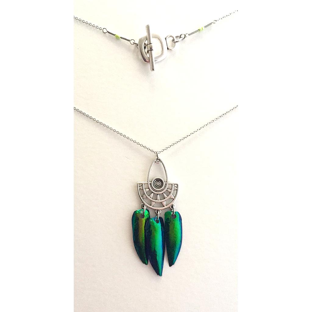 Collier élytres pendentif &quot;Egypte&quot;
