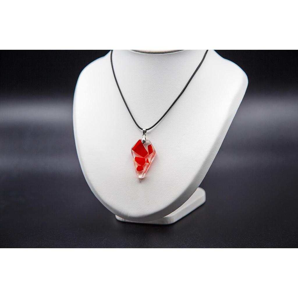 Collier &quot;Pointe rouge&quot;