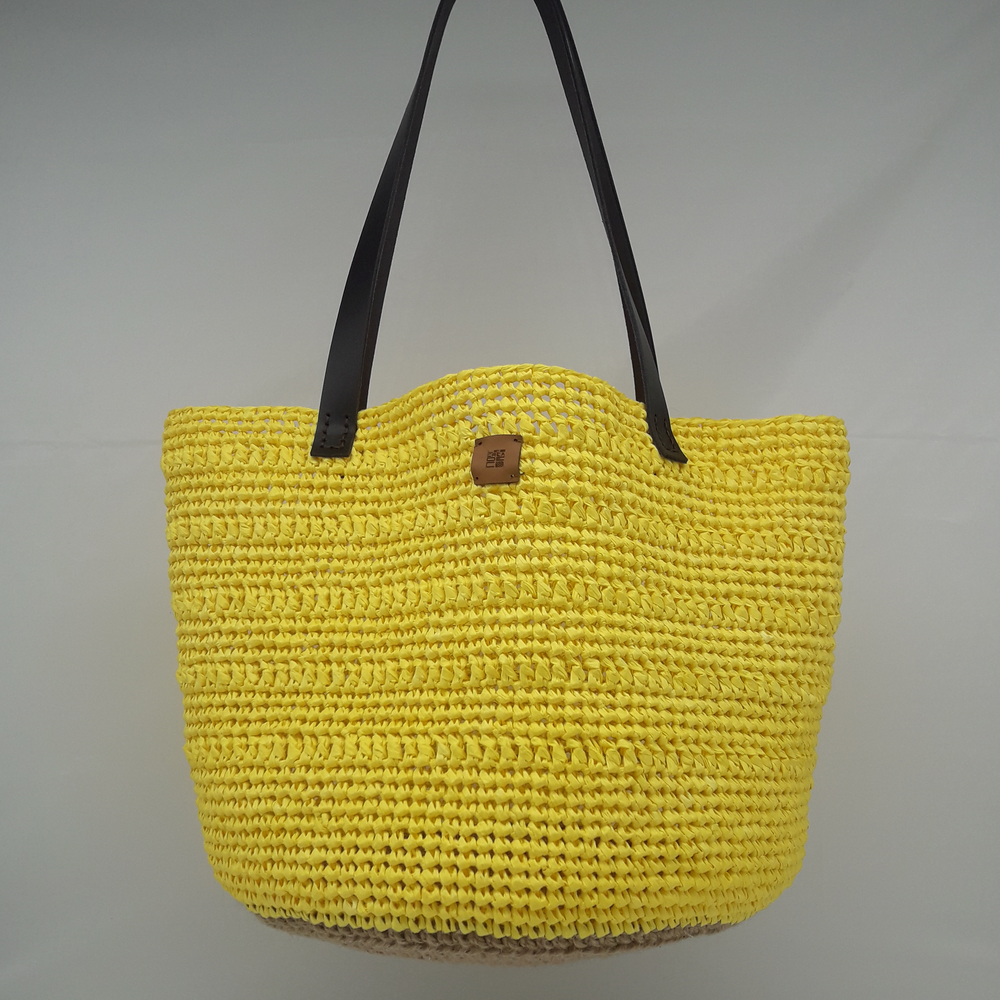 Sac Panier Jaune