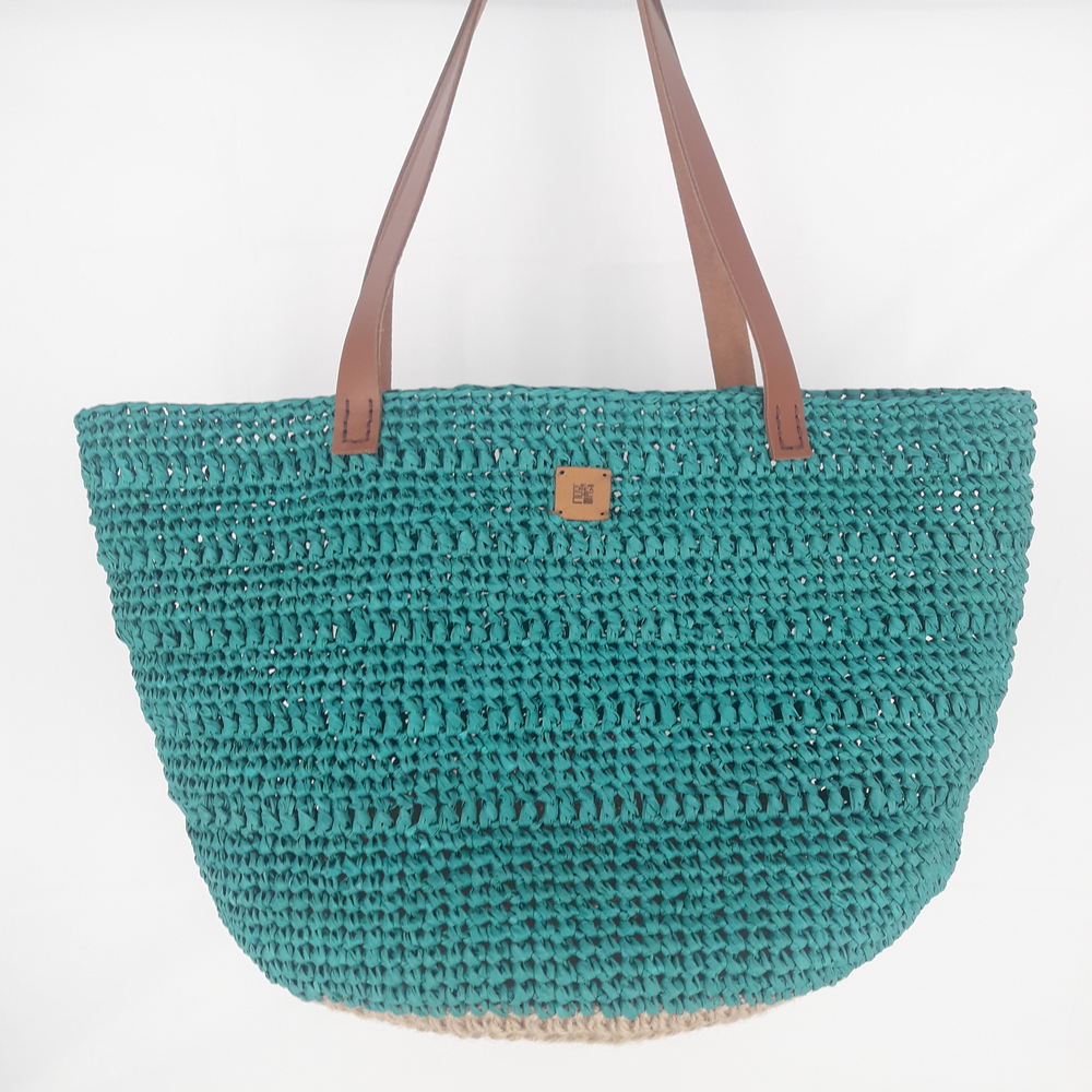 Sac Panier  Vert Pétrole