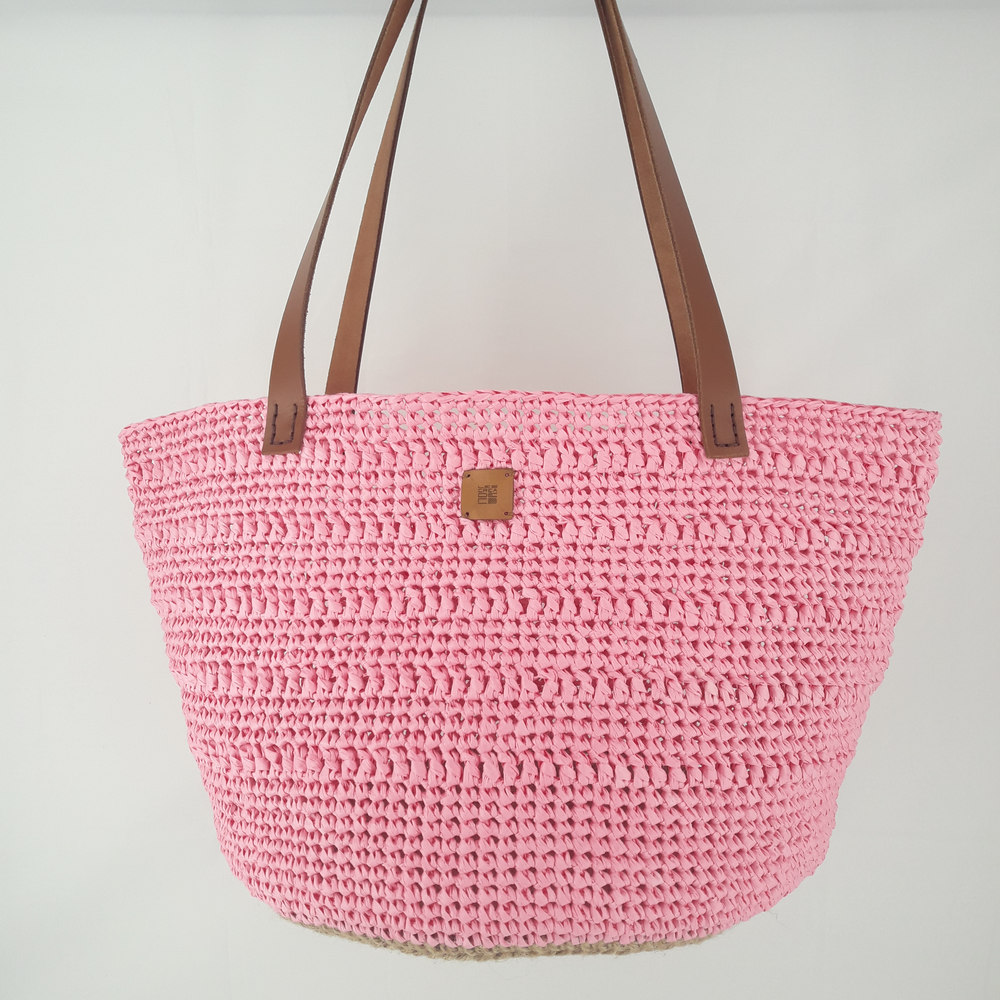 Sac Panier Rose