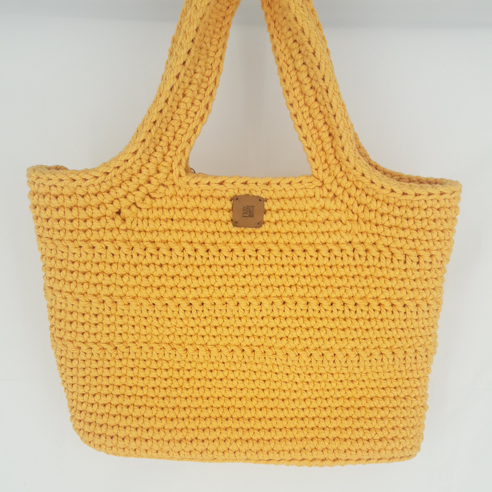 Sac Coton Jaune Moutarde