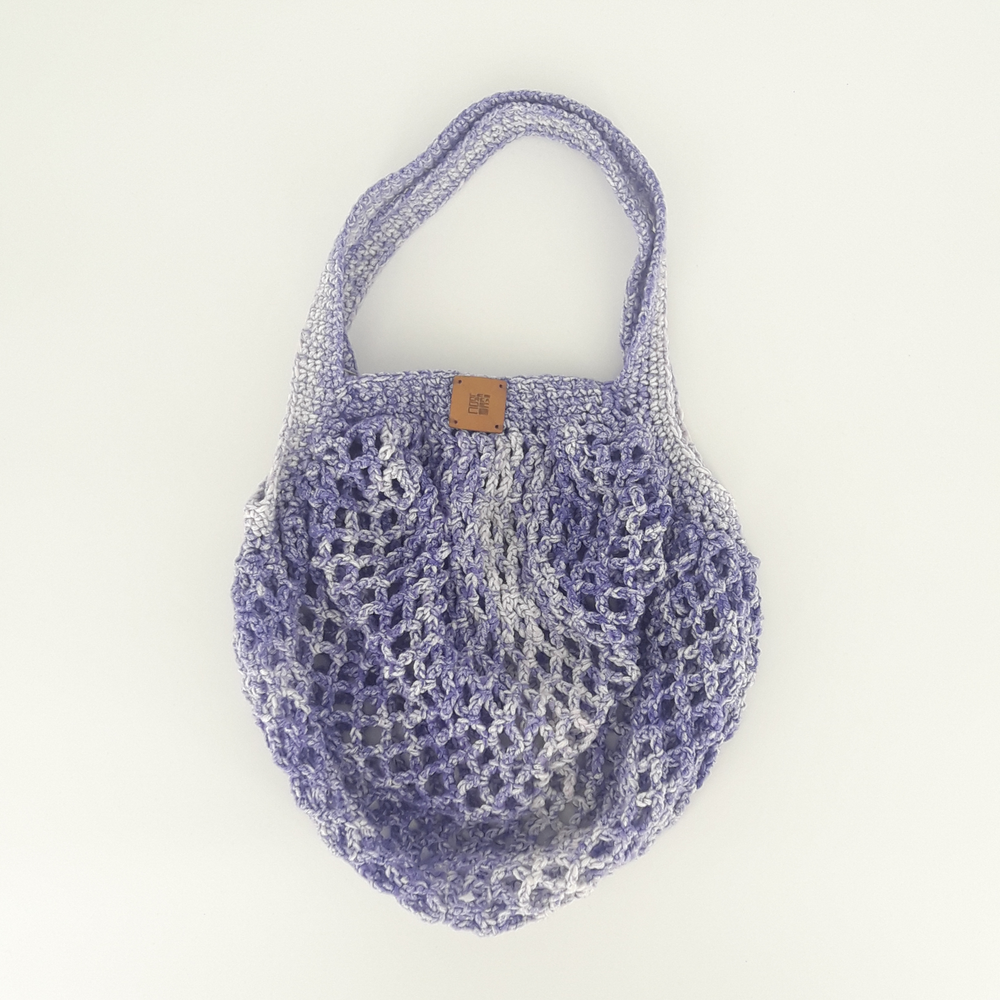 Sac Filet Violet et Blanc