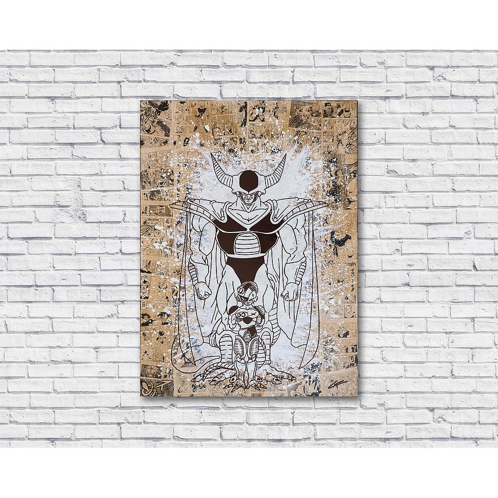 Tableau &quot;MAjin Vegeta&quot; 40x40 cm