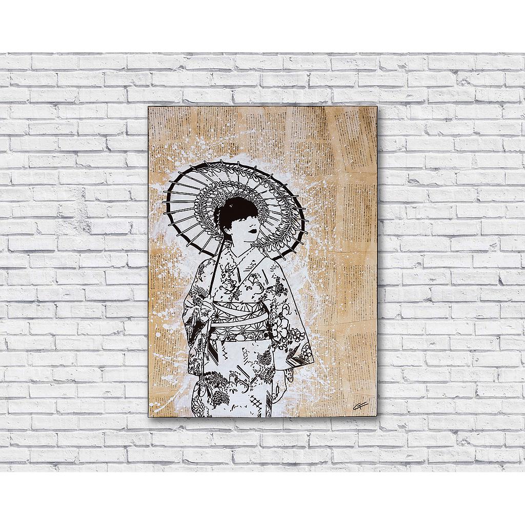 Tableau &quot;Geisha&quot; 60x81 cm