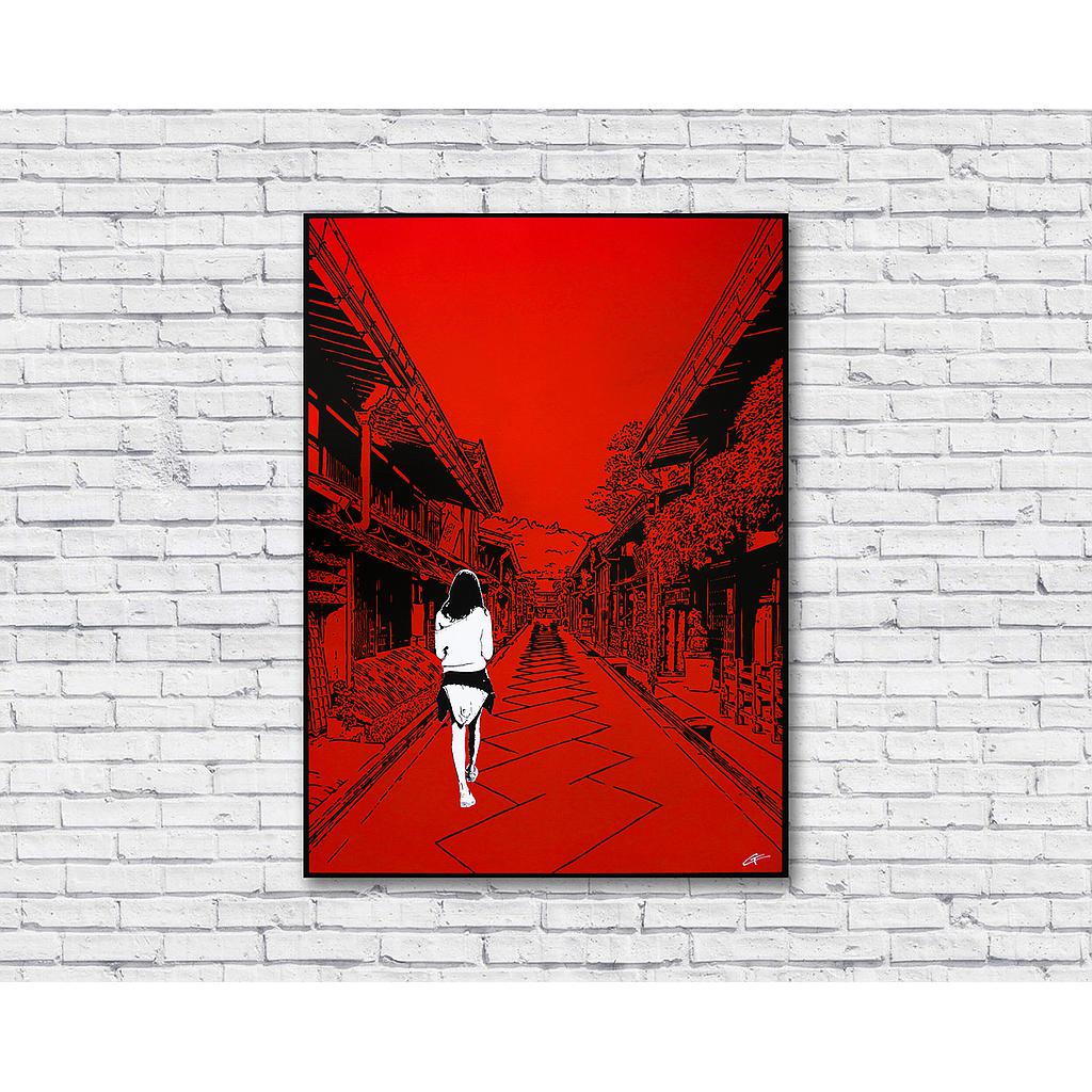 Tableau &quot;Maki&quot; 65x92 cm