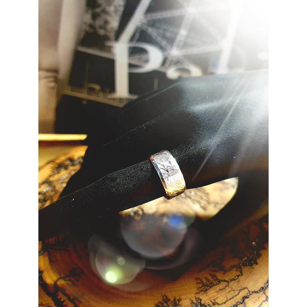 Bague Femme Martelée Argent 925 millième