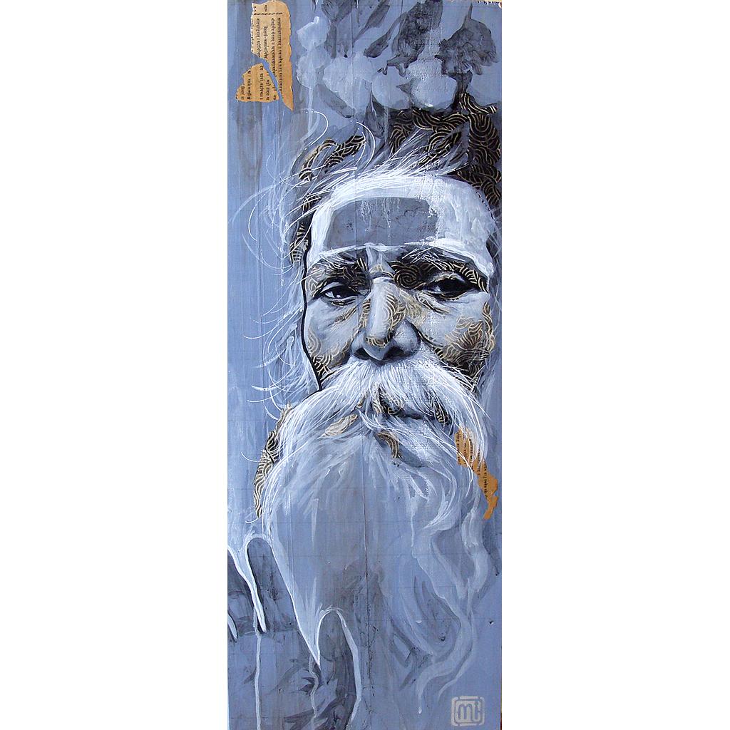 BLUE SADHU  33x88