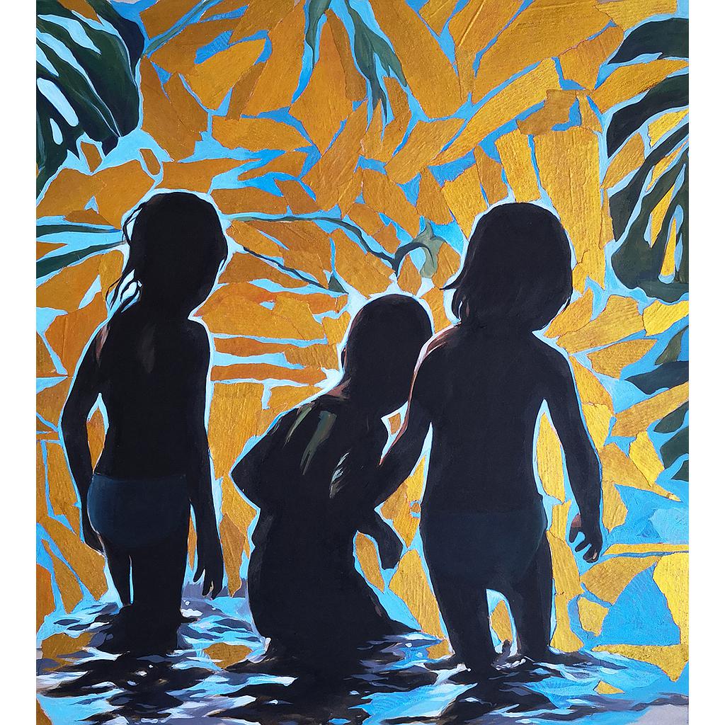COME WITH ME 62X69 cadre inclus