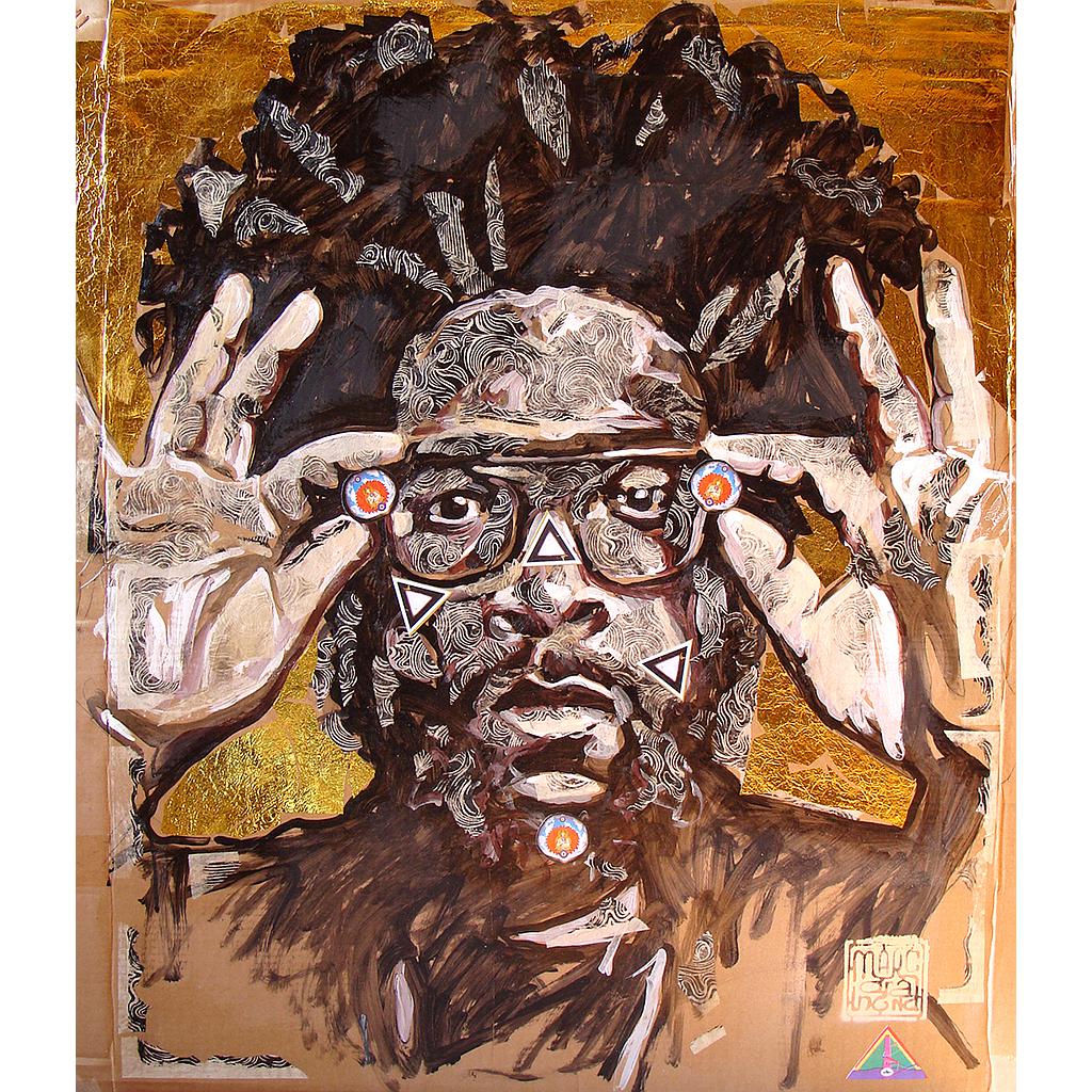 FONKY MAN 95X116 cadre inclus