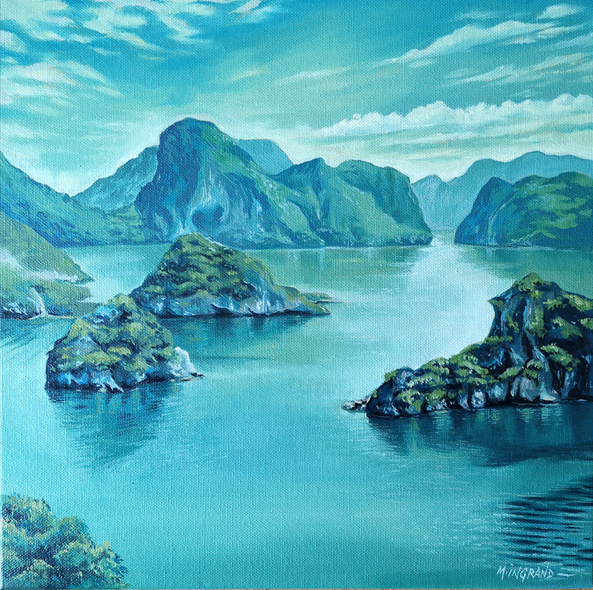 ALONG BAY 30x30