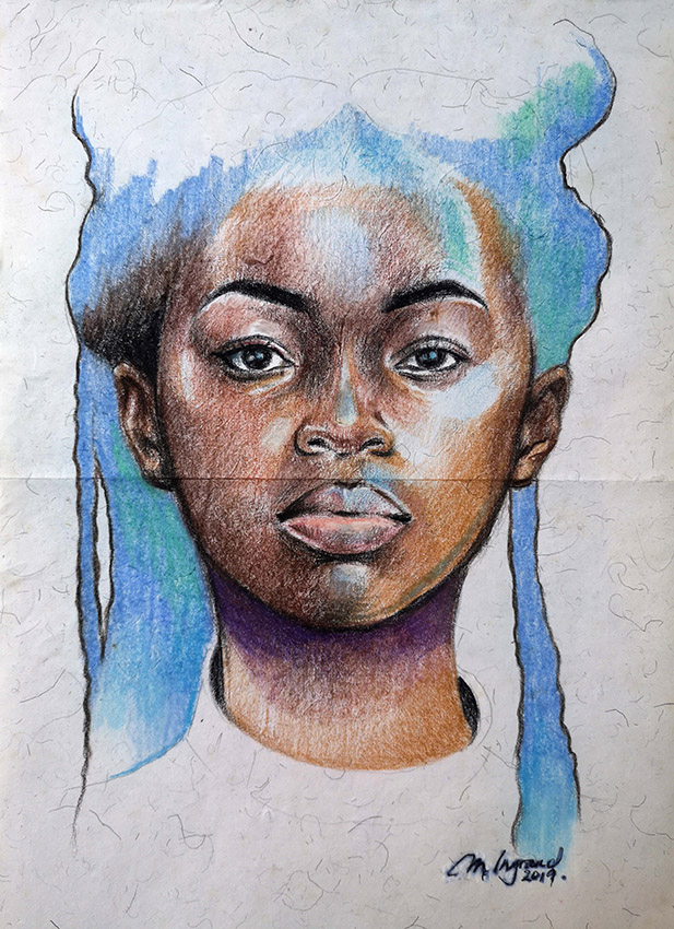 BLACK GIRL1  19x28