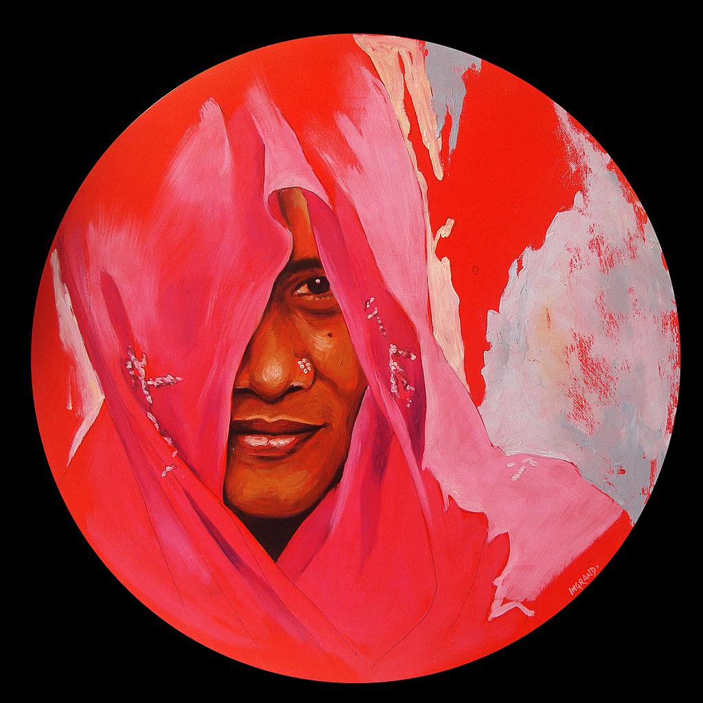 FEMME VOILE ROND Ø50cm