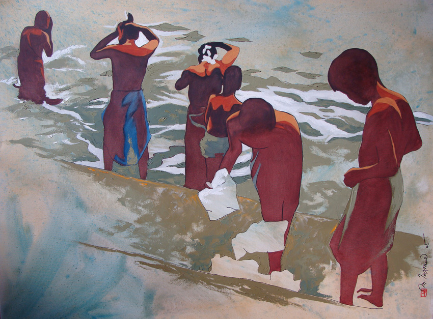 GANGA BATH 100x73