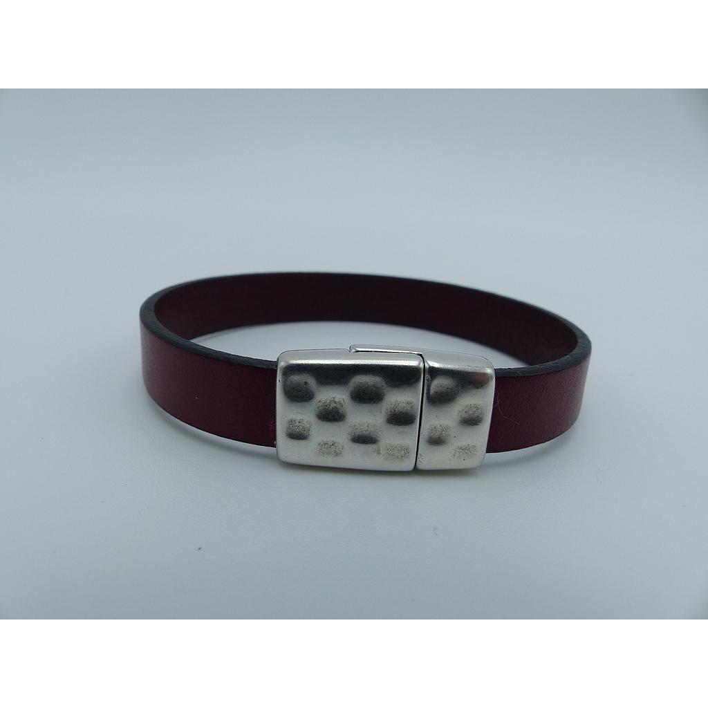 BRACELET SIMPLE BORDEAUX MAGNETIQUE ROCK